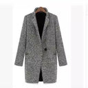Chic Textured Women's Blazer with Unique Patterns