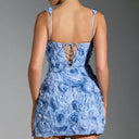 Floral Appliqué Mini Dress for Women