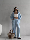 Chic Oversized Blouse for Women with Pockets