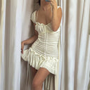 Chic Ruffled Mini Dress for Women