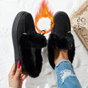 Women's Fleece-Lined Fashion Sneakers