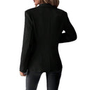 Textured Women's Blazer with Chic Accents