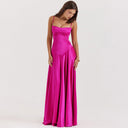 Chic Evening Dress with Flowing Skirt