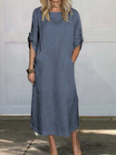 Stylish Women's Maxi Dress with Pockets