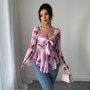 Floral Print Women's Blouse for All Seasons