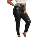 High-Shine Leopard Print Women's Leggings