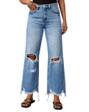 Vintage-Inspired Women's Flared Denim Jeans
