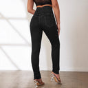 Women's High-Waisted Laced Jeans