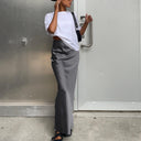 Flowing High Cut Maxi Skirt for Women