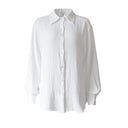 Chic Women's Long Sleeve Check Blouse