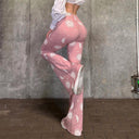 Stylish Women's Bootcut Pants with Celestial Design