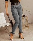 Modern Women's Cargo Pants with Ample Pockets