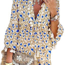 Vibrant Patterned Ladies Kaftan Dress