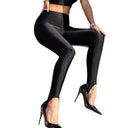 Shimmering High-Waist Women's Leggings