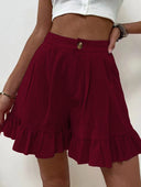 Chic Ruffled Women's Shorts for All Occasions