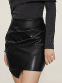 Chic Asymmetrical Ruffle Mini Skirt for Women