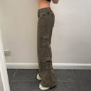 Chic Women's Cargo Pants with Side Pockets