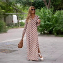 Chic Maxi Dress with Trendy Patterns