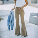 High-Waisted Stretch Flared Jeans for Women