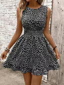 Women's Everyday Dress with Ruffled Hem