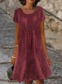 Trendy Women's Summer Dress with Chic Patterns