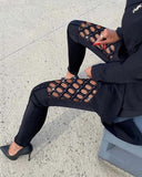 Mesh-Detail Women's Leggings for Flattering Fit