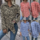Women's Animal Print Airy Blouse Shirt