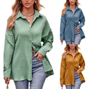 Chic Oversized Striped Blouse for Women