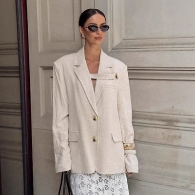 Chic Oversized Blazer with Unique Design