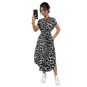 Animal Print Maxi Dress for Women