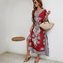 Boho Chic Summer Dress with Unique Pattern