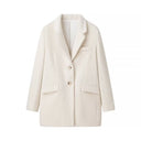 Chic Faux Fur Blazer with Functional Pockets