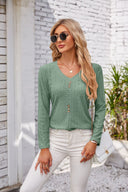 Chic Button Detail Blouse for Women