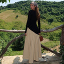 Asymmetrical Women's Dress with Gathered Detail
