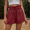 Elastic Waist Women’s Stylish Shorts