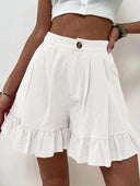 Chic Ruffled Women's Shorts for All Occasions