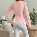 Floral Wrap Blouse for Women