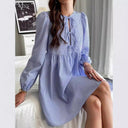Chic Women's Ruffle Detail Dress