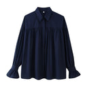 Chic Ruffle Detail Women's Blouse