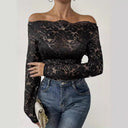 Romantic Long Sleeve Lace Top for Women