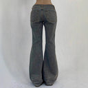 Vintage High-Waisted Flared Jeans for Women