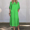 Stylish Women's Maxi Dress with Pockets