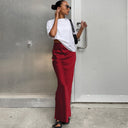 Chic Satin Maxi Skirt for Women