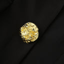 Chic Women's Blazer Jacket with Decorative Buttons