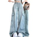 Wide Leg Women's Cargo Pants with Ample Pockets