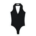 Chic Women's Collared Bodysuit for Everyday Style