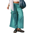 Chic Women's Striped Wide-Leg Trousers