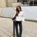 Chic Blouse with Statement Sleeves for Women