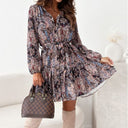 Floral Print Women's Short Sleeve Dress