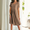 Chic Women's Pleated Dress for Every Occasion